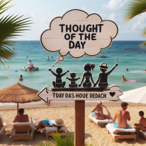 Thought of the day sun and beach 9849