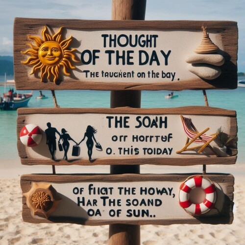 Thought of the day sun and beach ideas 874