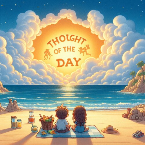 Thought of the day sun and beach lovers child